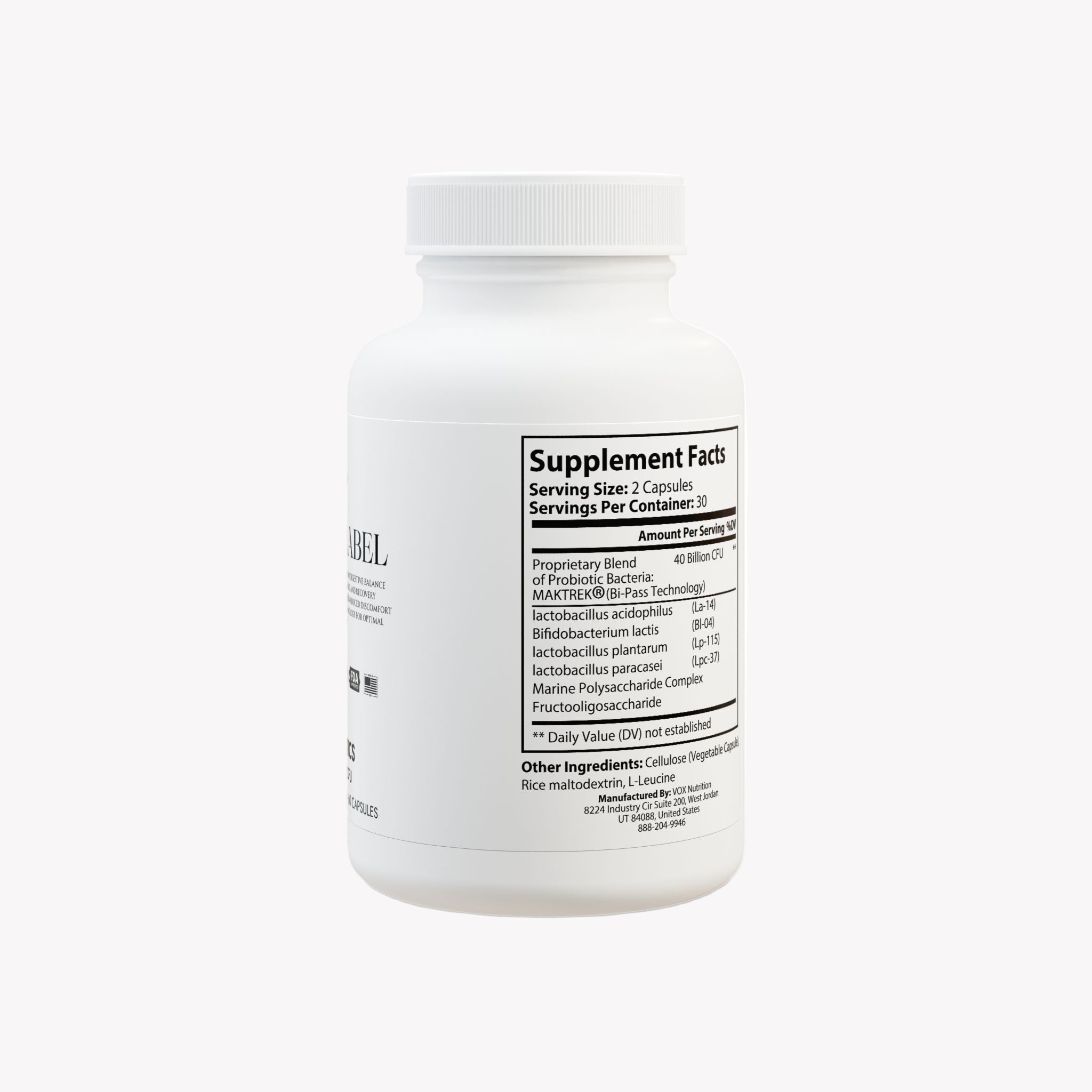 FloraCore™ Gut Balance Complex (60 Capsules)