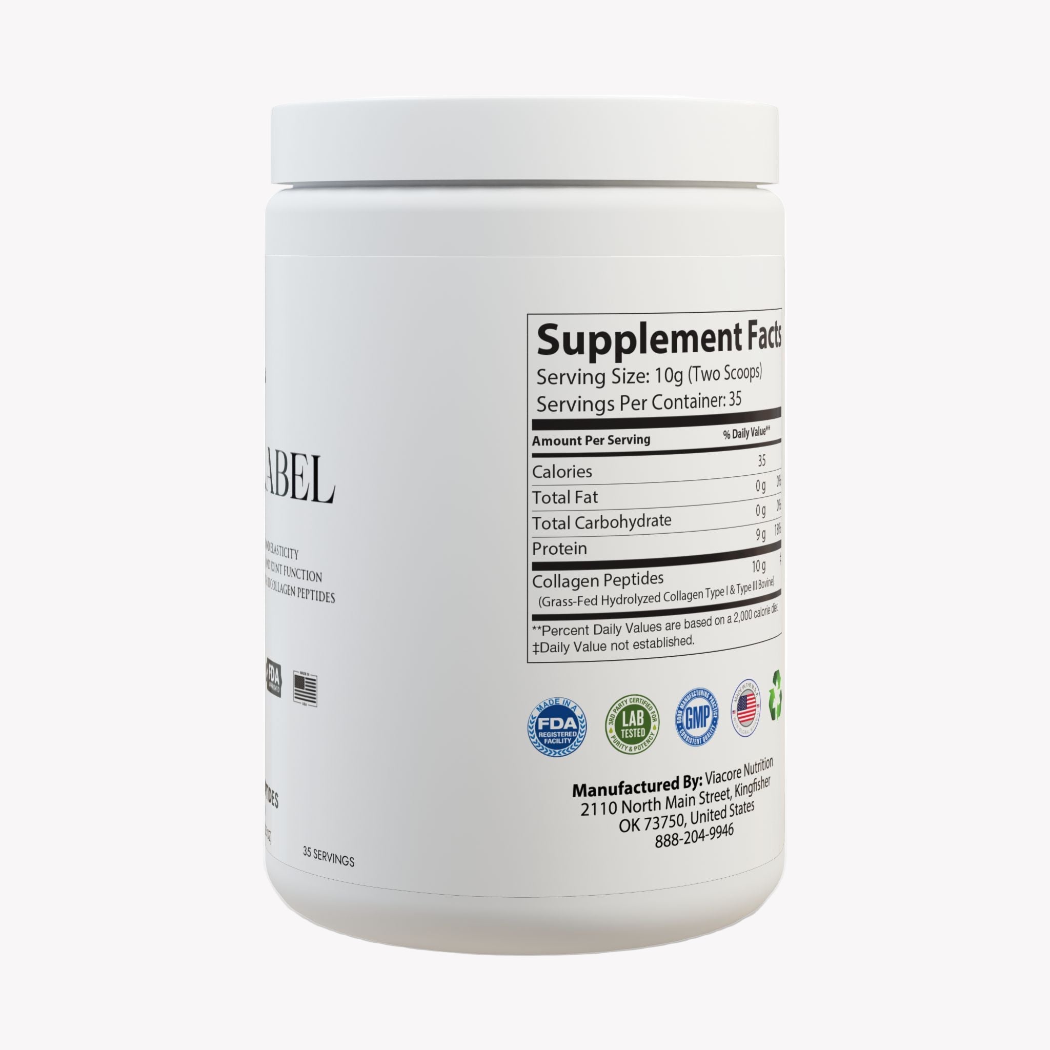 Elaria™ Collagen Glow Type I & III (350g, 12.3oz)